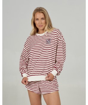 SC WOMEN'S SCHOONER CREW PLUM XS