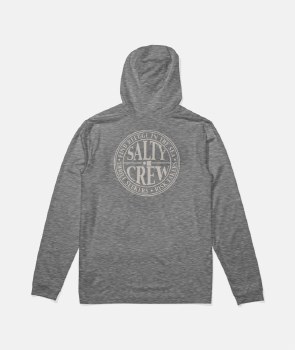 SC MEN'S GLOBAL L/S HOOD UVT CHARCOAL S