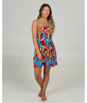 SC WOMEN'S WINDWARD MINI DRESS CHILI XS