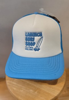 LAHINCH SURF SHOP TRUCKER CAP SKY/WHITE