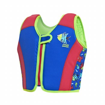 ZOGGS SEA SAW SWIM JACKET BLUE 2-3