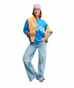 RX WOMEN'S EASTSIDE L/S TEE SUPER SONIC BLUE S