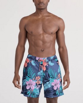 SX OH BUOY 2N1 5"SHORTS HIBISCUS M