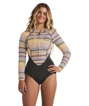 BB FZ SALTY L/S SHORTI NAT STRIPED XS/6