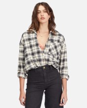 BB WOMEN'S EASY BREEZY SHIRT B/W XS