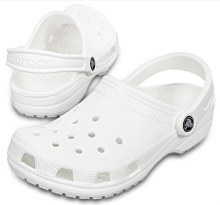 CROCS ADULT CLASSIC CLOG WHITE M9 W11