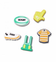 CROCS JIBBITZ RUGBY CHAMP 5 PACK