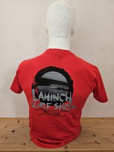 LSS CIRCLE PRINT JNR TEE RED S