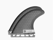 MDNS 2 TRAILER FINS FUTURES HONEYCOMB 4"