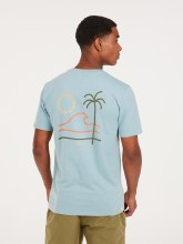 PR MEN'S ASTON TEE TOURMALINE BLUE 2XL