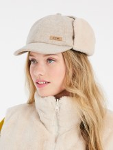 PROTEST LOU DEERSTALKER CAP OFF WHITE