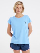 PR WOMEN'S MERU UV T-SHIRT BLUE  L/40/12