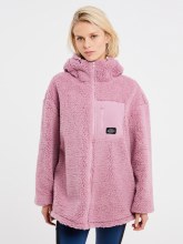 PT WOMEN'S SAGO HOODY ZIP FLEECE ROSE S