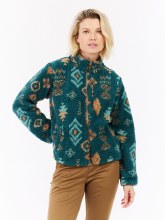 PR WOMEN'S ADELE ZIP FLEECE BLUE S/36