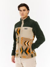 PR MEN'S DON ZIP FLEECE KALE M