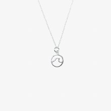 PV WAVE NECKLACE STERLING SILVER