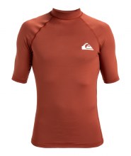 QS MEN'S UPF50 RASH VEST HENNA S