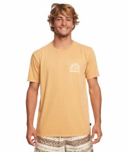 QS MEN'S EARTHY TYPE TEE MUSTARD S