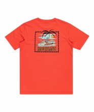 QS JUNIOR MAROONED TEE CAYENNE 10