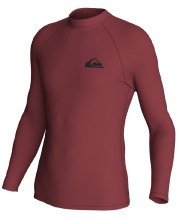 QS MEN'S E'DAY LS RASH VEST RUSSET S
