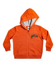 QS GROMS RETRO RISKS ZIP HOODY ORANGE 3