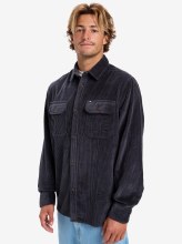 QS MEN'S VENTURE CORD SHIRT INK S