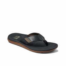 REEF MEN'S SANTA ANA FLIP FLOPS BLACK US7