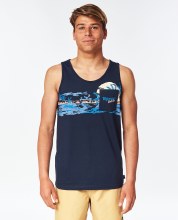 RC MEN'S BUSY SESSION TANK TOP NAVY XS