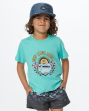 RC TODS MYSTIC WAVES ART TEE AQUA 7-8