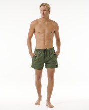 RC MEN'S OFFSET SWIM SHORT DARK OLIVE M