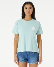 RC WOMEN'S WETTIE ICON TEE AQUA XS