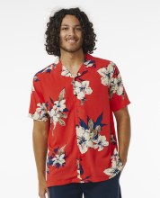 RC MEN'S ALOHA HOTEL LEI LEI SHIRT RED XL