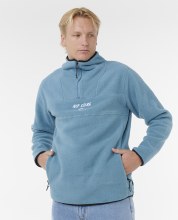 RC MEN'S BELLS 1/4 ZIP FLEECE BLUE L