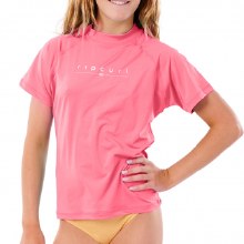 RC GIRLS GOLDEN RAYS S/S RASH VEST 16