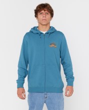 RC MEN'S GRATEFUL SHRED ZIP HOODY S