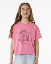 RC JUNIOR HIBISUS HEAT CROP TEE PINK 8