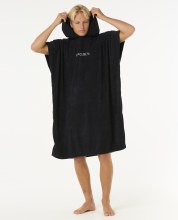 RC ADULT BRAND HOODED TOWEL BLACK