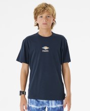 RC JUNIOR TUBE HEADS LOGO TEE NAVY 8