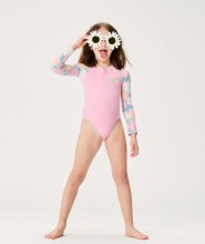 RX GIRLS TINY FLOWER L/S SWIMSUIT 2