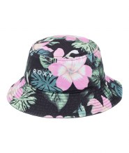 ROXY GIRLS TINY HONEY BUCKET HAT ANTHRACITE SHADOW FLORAL
