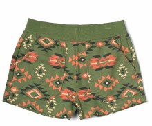 SR WOMEN'S AZTEC SANTANO SHORTS GREEN 8