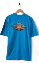 SR MEN'S DIMENSIONS COLOUR TEE BLUE S