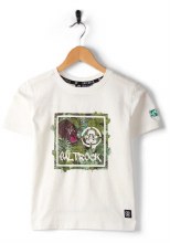 SR JUNIOR RUMBLE TEE WHITE 7-8