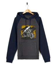 SR MEN'S SKELLY RIDER HOODY GREY S