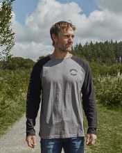 SR MEN'S THRILL HILL L/S T-SHIRT GREY L