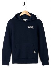 SR JUNIOR TOK CORP HOODY NAVY 7-8