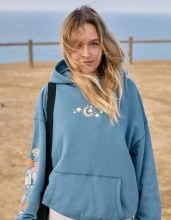 SR WOMEN'S BETTER DAYS HOODY BLUE L