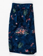 SR JUNIOR TIKI SWIM SHORTS BLUE 9-10