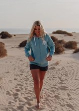 SR WOMEN'S BRAVE MINI ZIP HOODY BLUE 6