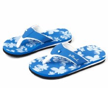 SR WOMEN'S FLORAL FLIP FLOPS BLUE EU36